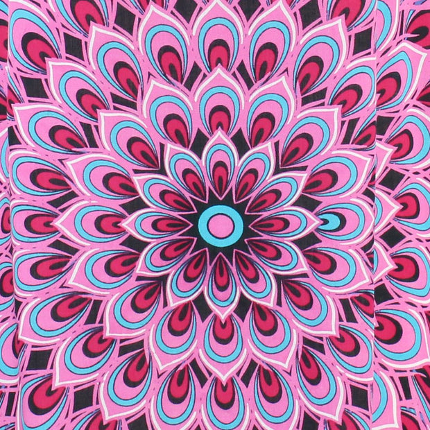 Shift Shaper Dress - Peacock Mandala Pink