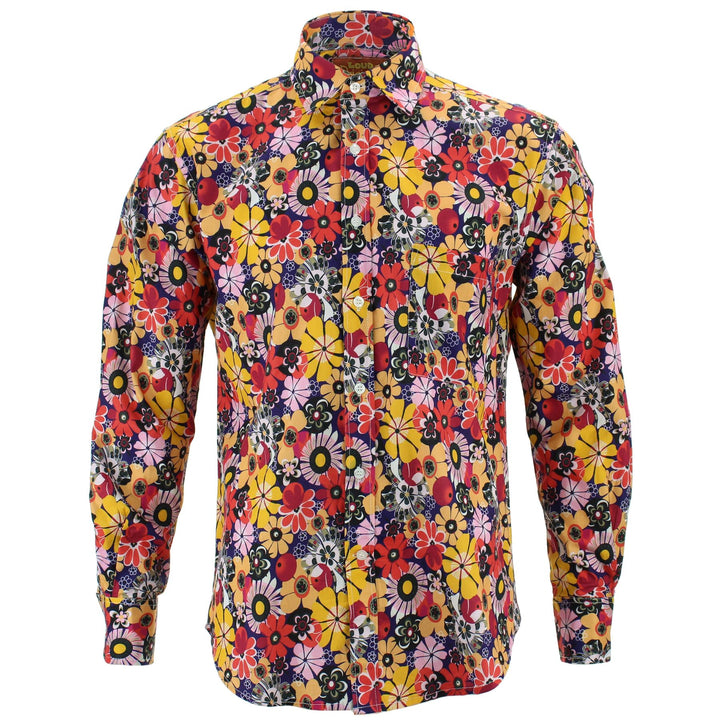 Regular Fit Long Sleeve Shirt - Daisy Bloom