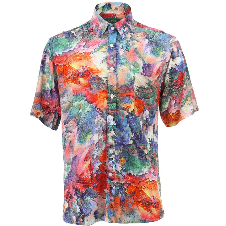 Regular Fit Short Sleeve Shirt - Volcano