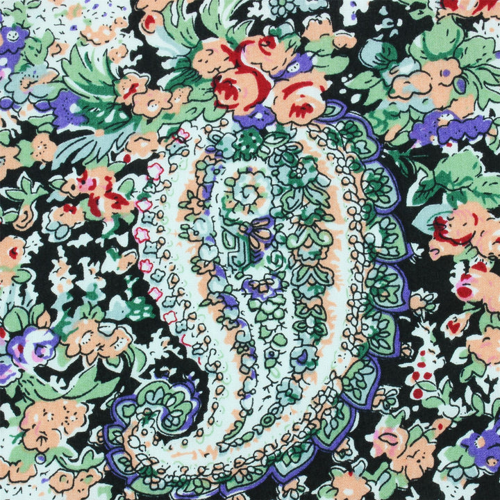 Regular Fit Short Sleeve Shirt - Paisley Floral