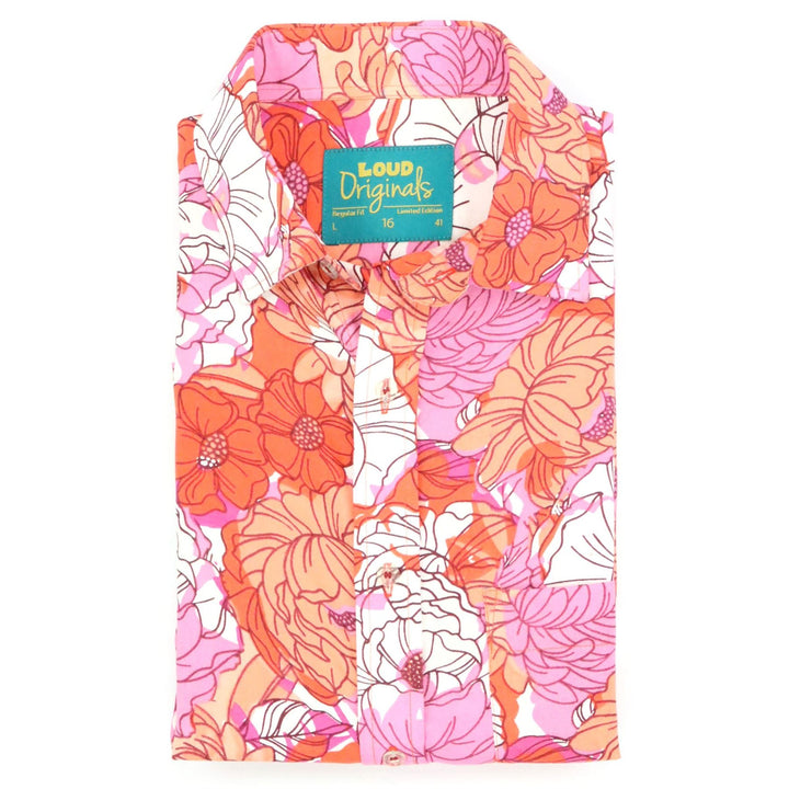 Regular Fit Short Sleeve Shirt - Pink Peony
