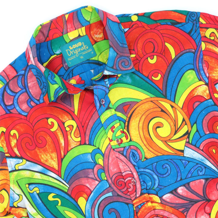 Regular Fit Short Sleeve Shirt - Acid Garden