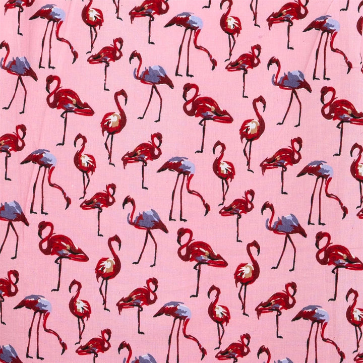 Regular Fit Long Sleeve Shirt - Flamingos