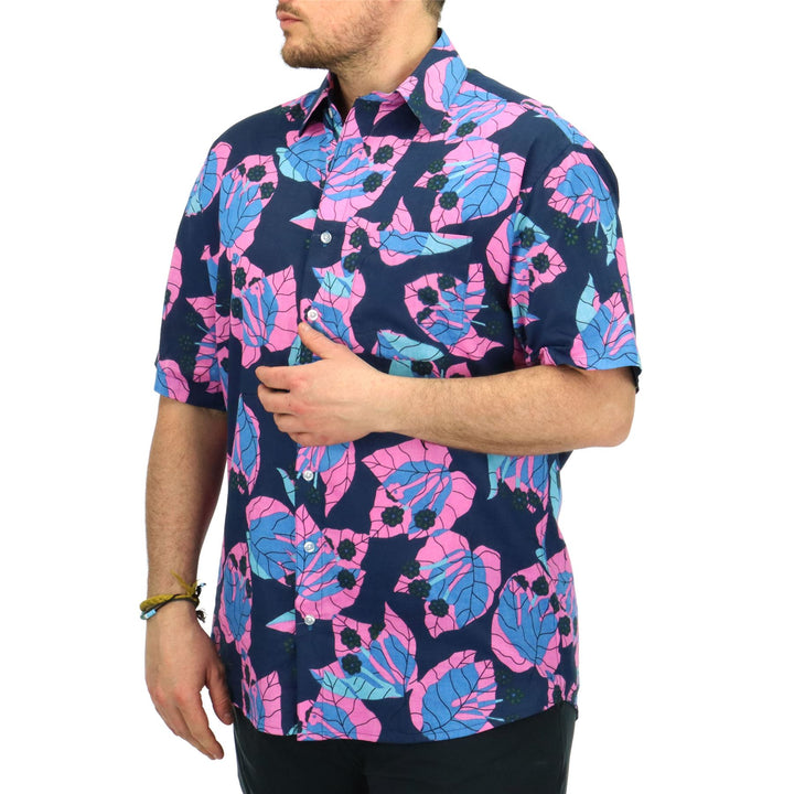 Regular Fit Short Sleeve Shirt - Blackberry Medley