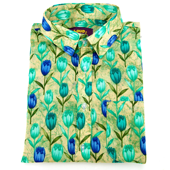 Regular Fit Long Sleeve Shirt - Tulips