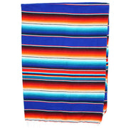 Handwoven Mexican Serape Large 200cm x 147cm - Blue