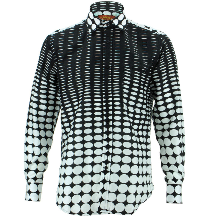 Regular Fit Long Sleeve Shirt - Mono Squash