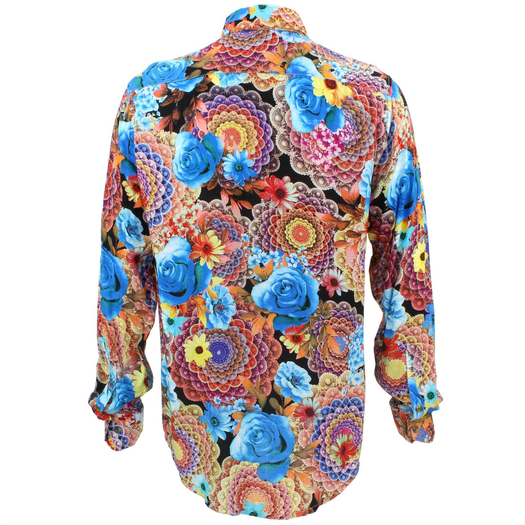 Tailored Fit Long Sleeve Shirt - Psychedelic Floral