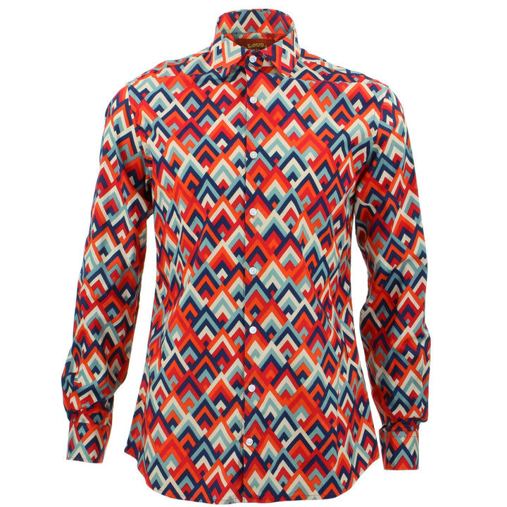 Tailored Fit Long Sleeve Shirt - Mountain