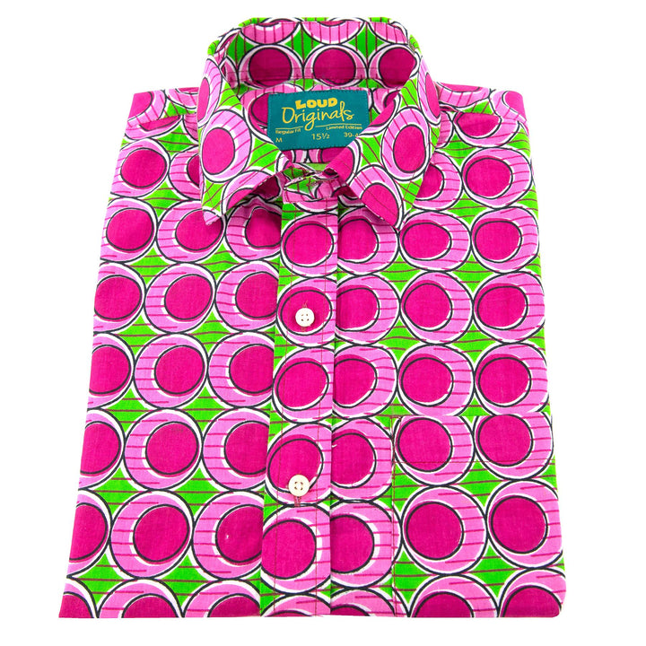 Regular Fit Short Sleeve Shirt - Pink Eggs