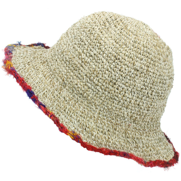 Hemp & Cotton Sun Hat - Multi Edge