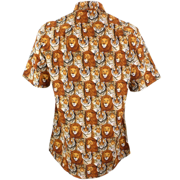 Regular Fit Short Sleeve Shirt - Big Cats