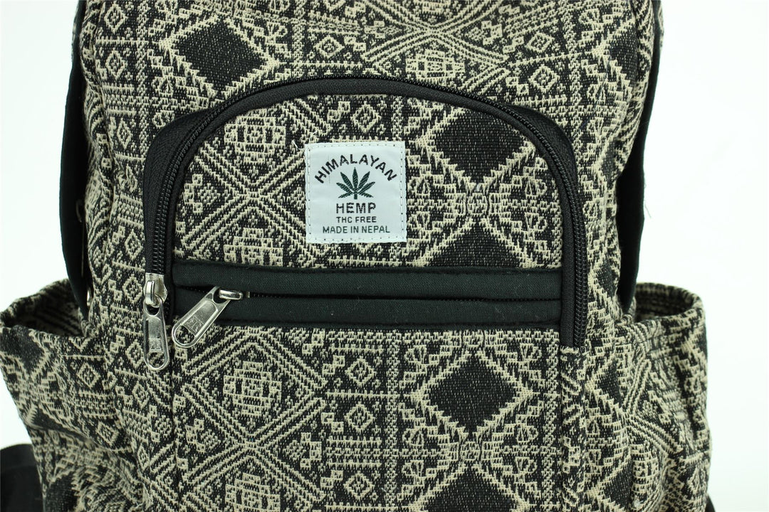 Himalayan Hemp Backpack - Black Diamond