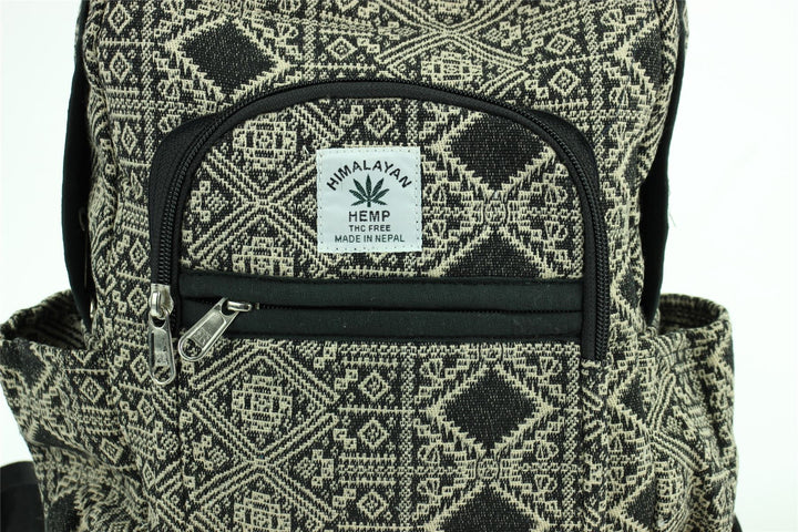Himalayan Hemp Backpack - Black Diamond