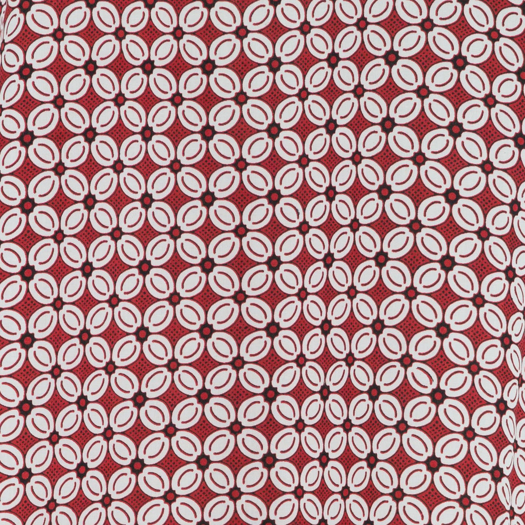 Floaty Pocket Pleat Dress - Perennial Red