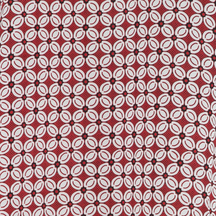 Floaty Pocket Pleat Dress - Perennial Red