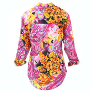 Classic Women's Shirt - Paisley Floral Fantasy