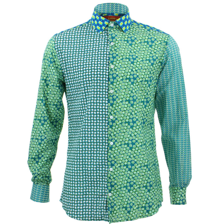 Tailored Fit Long Sleeve Shirt - Random Mixed Panel