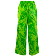 Cotton Combat Trousers Pant - Feathers Lime Green