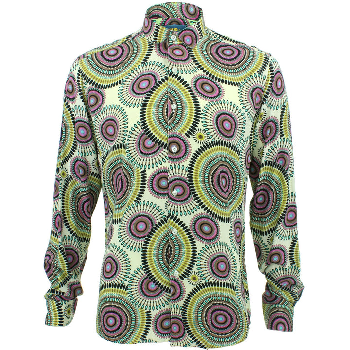 Slim Fit Long Sleeve Shirt - Spirals