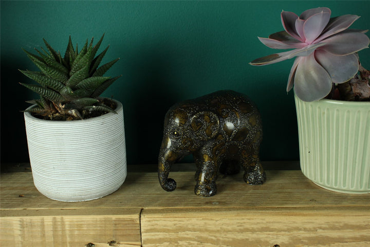 Limited Edition Replica Elephant - Golden Clovers