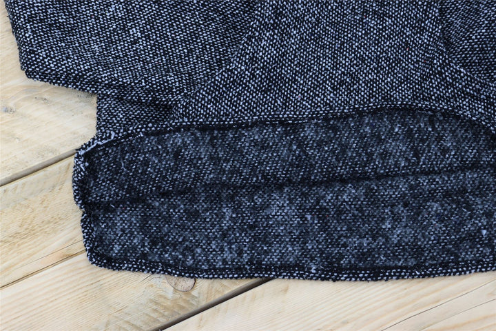 Recycled Mexican Baja Jerga Hoody - Grey Fleck