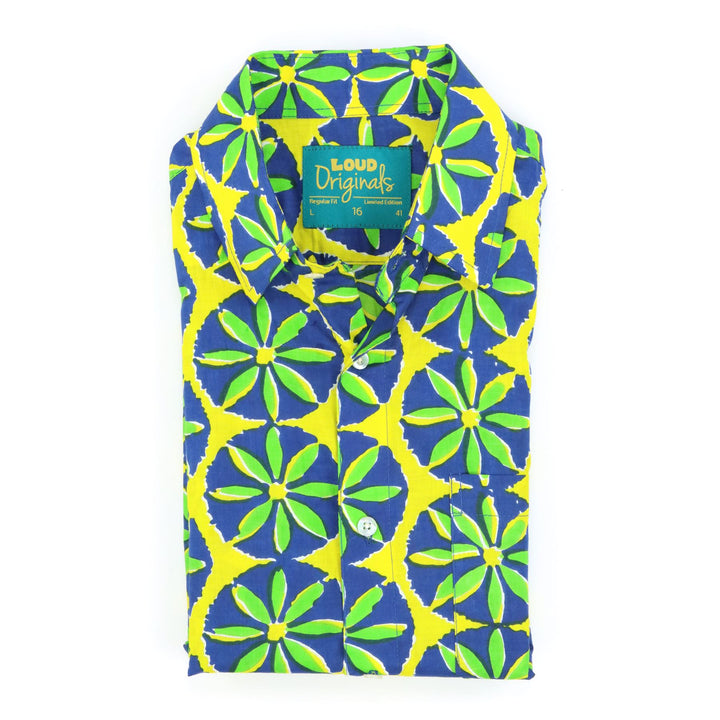 Regular Fit Short Sleeve Shirt - Lime Mirage