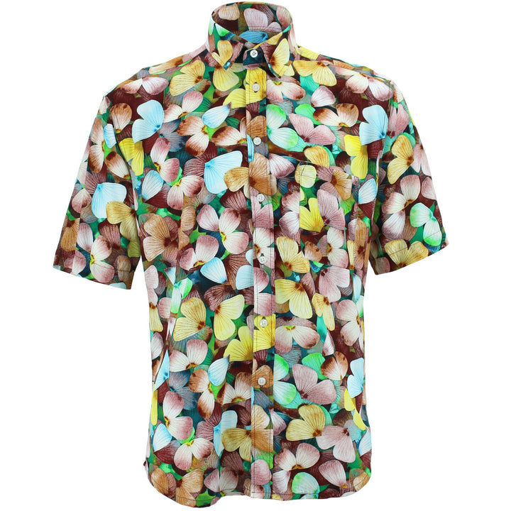Regular Fit Short Sleeve Shirt - Butterflies