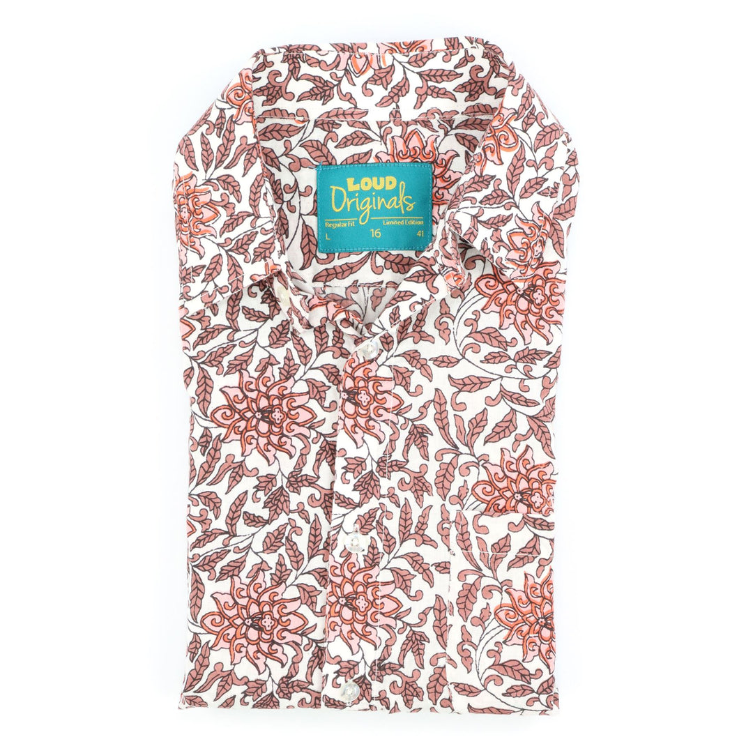 Regular Fit Short Sleeve Shirt - Sunset Canopy