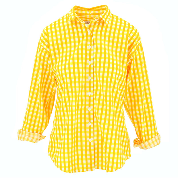 Classic Women's Shirt - Yellow Gingham