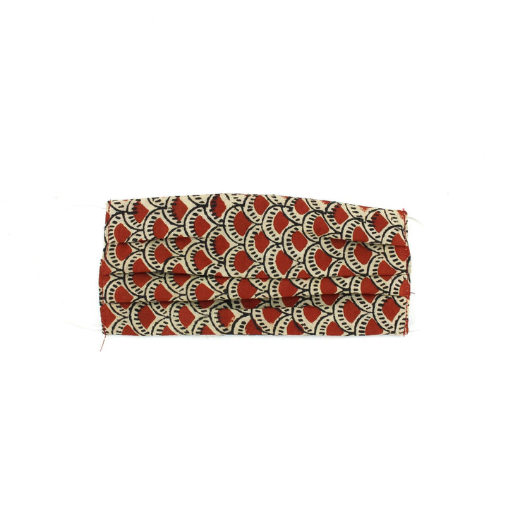 100% Cotton Handmade Pleated Face-Mask