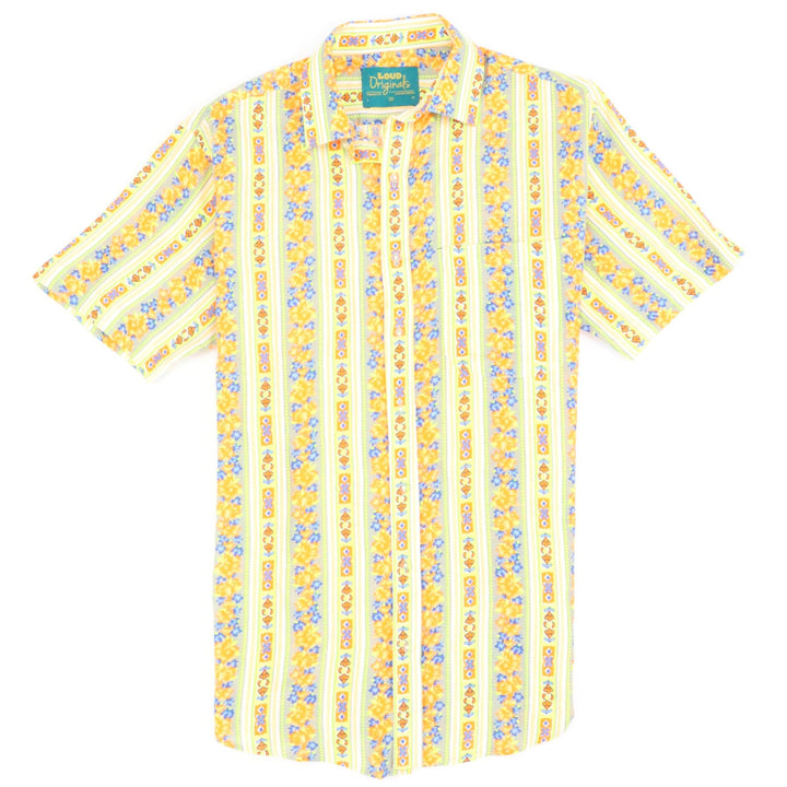 Regular Fit Short Sleeve Shirt - Folk Stripe