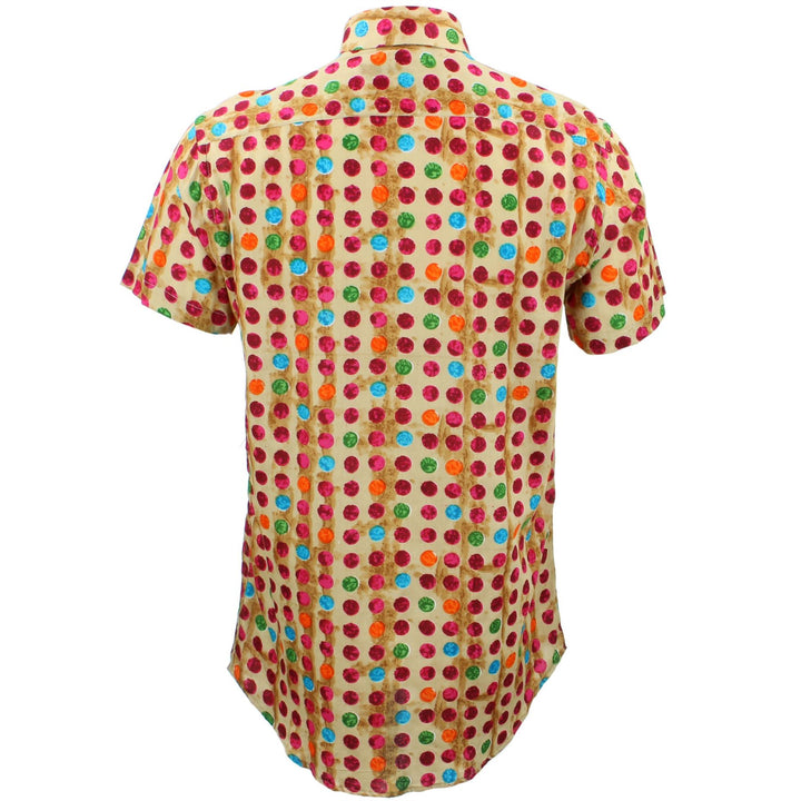 Slim Fit Short Sleeve Shirt - Multi Dotty