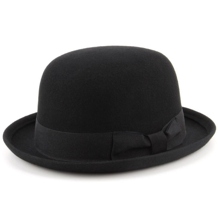 Wool felt bowler Derby hat - Black