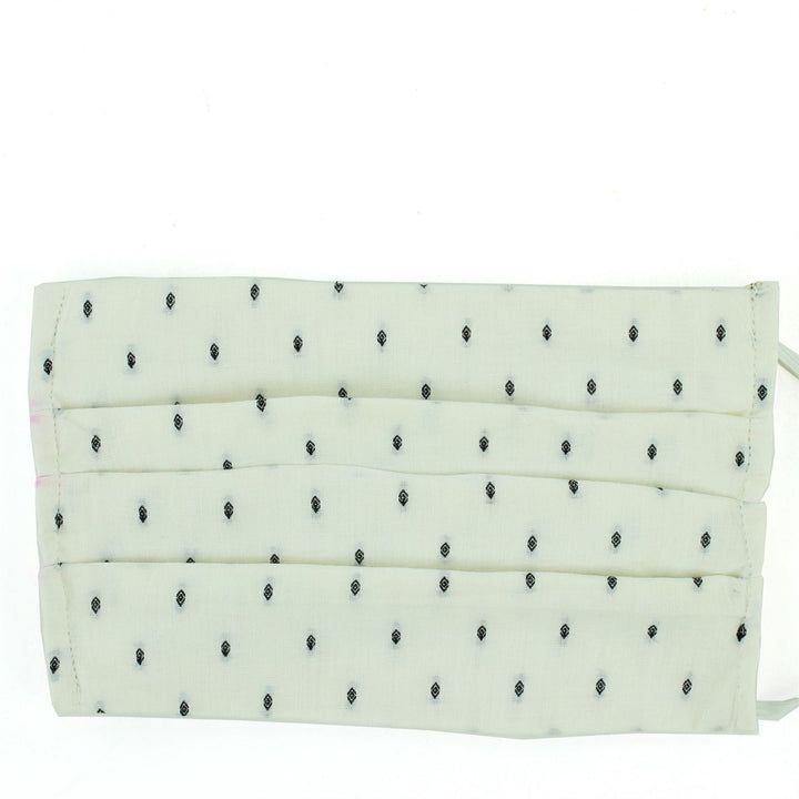 100% Cotton Handmade Pleated Face-Mask