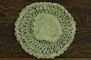 Hemp & Cotton Sun Hat - Crochet Natural Holes