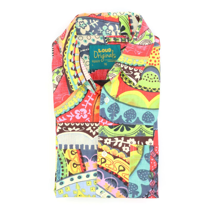 Regular Fit Short Sleeve Shirt - Carnival Mosaic