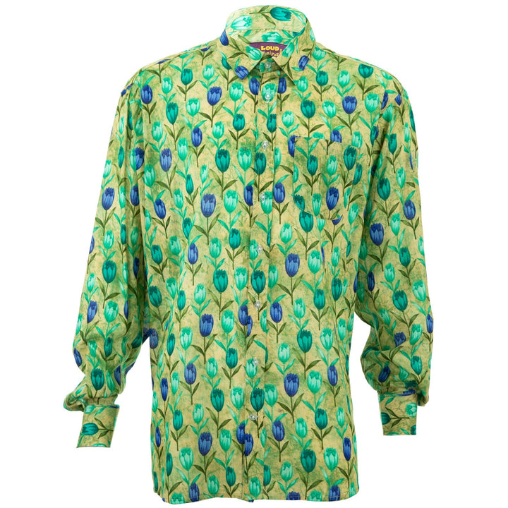 Regular Fit Long Sleeve Shirt - Tulips