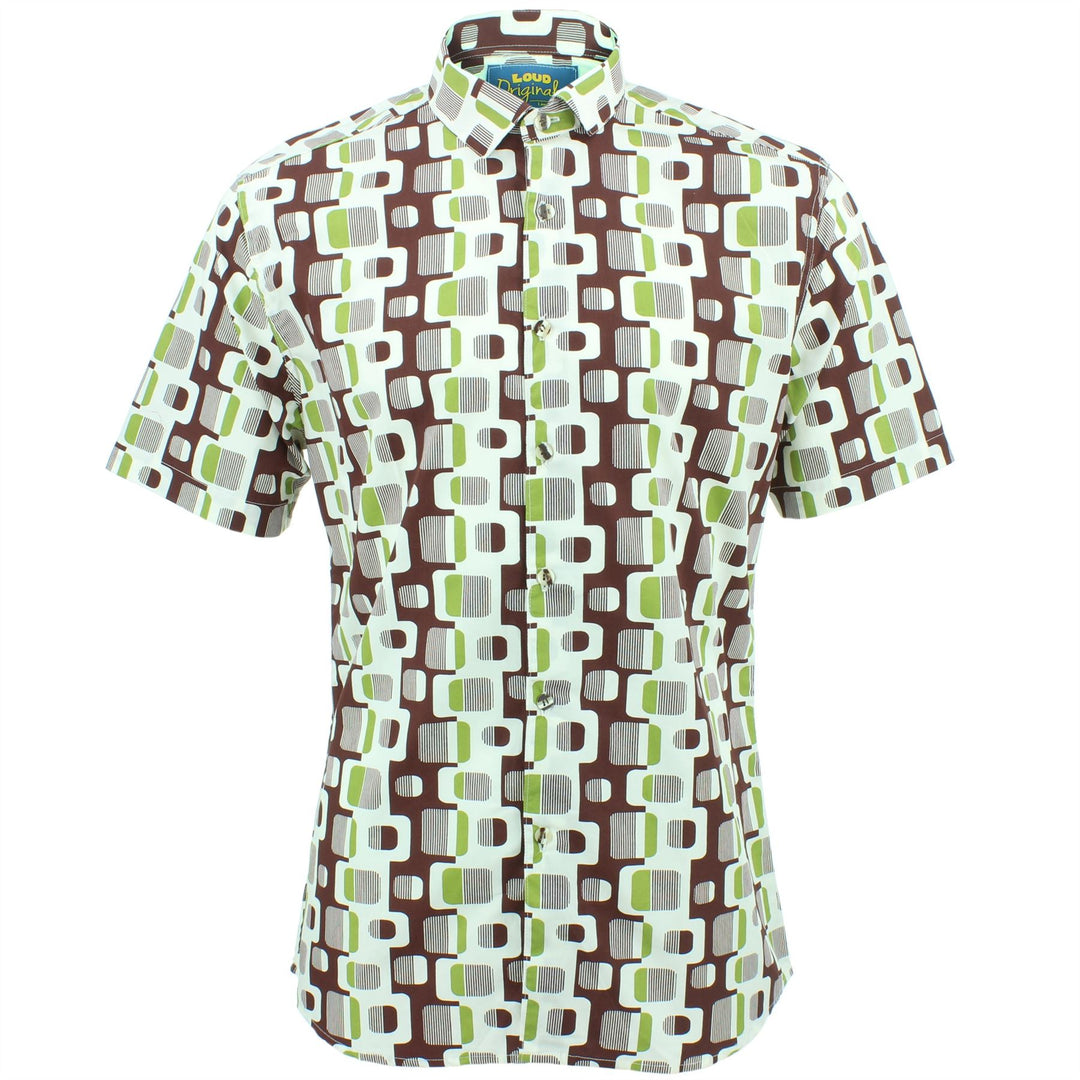 Slim Fit Short Sleeve Shirt - Retro Chain