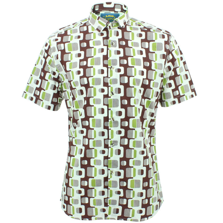 Slim Fit Short Sleeve Shirt - Retro Chain