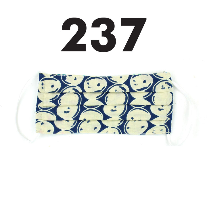 100% Cotton Handmade Pleated Face-Mask