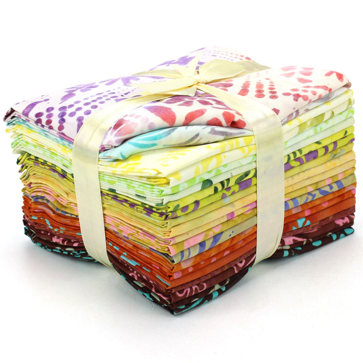 Fat Quarter - 20 Pieces of 19" x 20" Cotton Batik