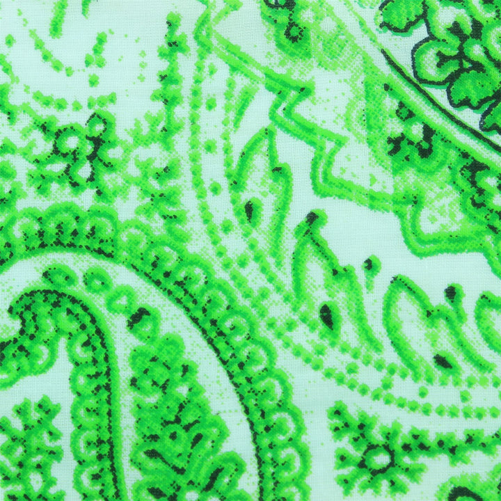 Tailored Fit Short Sleeve Shirt - Neon Paisley Fade
