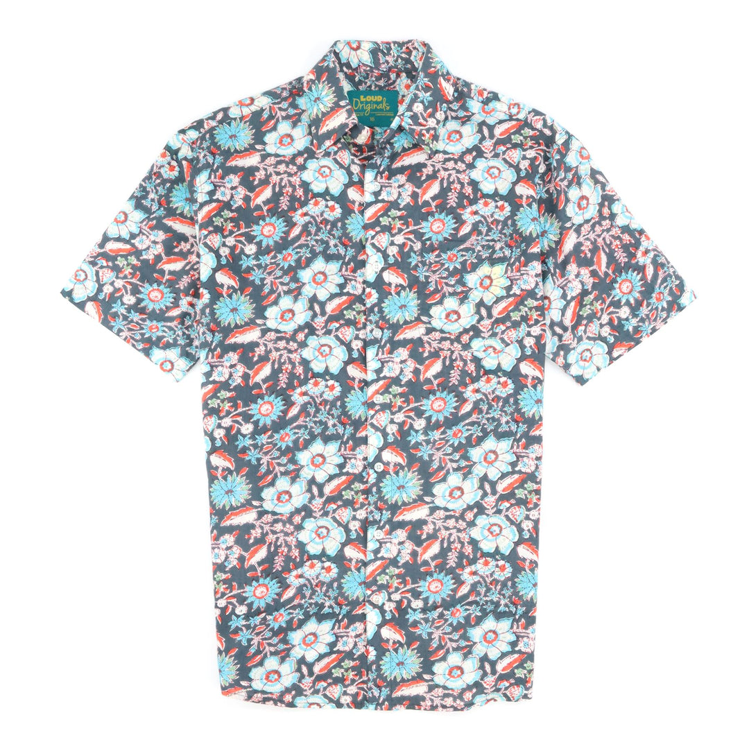 Regular Fit Short Sleeve Shirt - Dusky Meadow