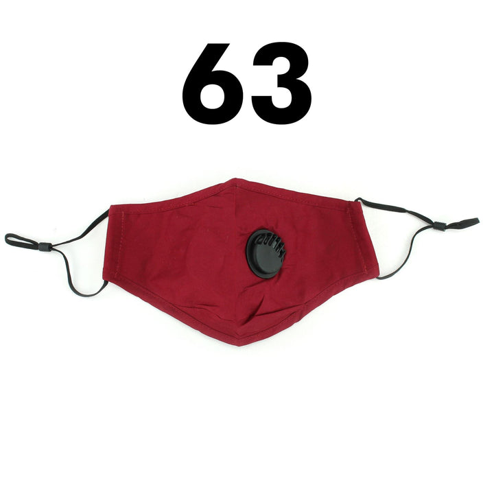 Breathable Vent Face Mask - Red
