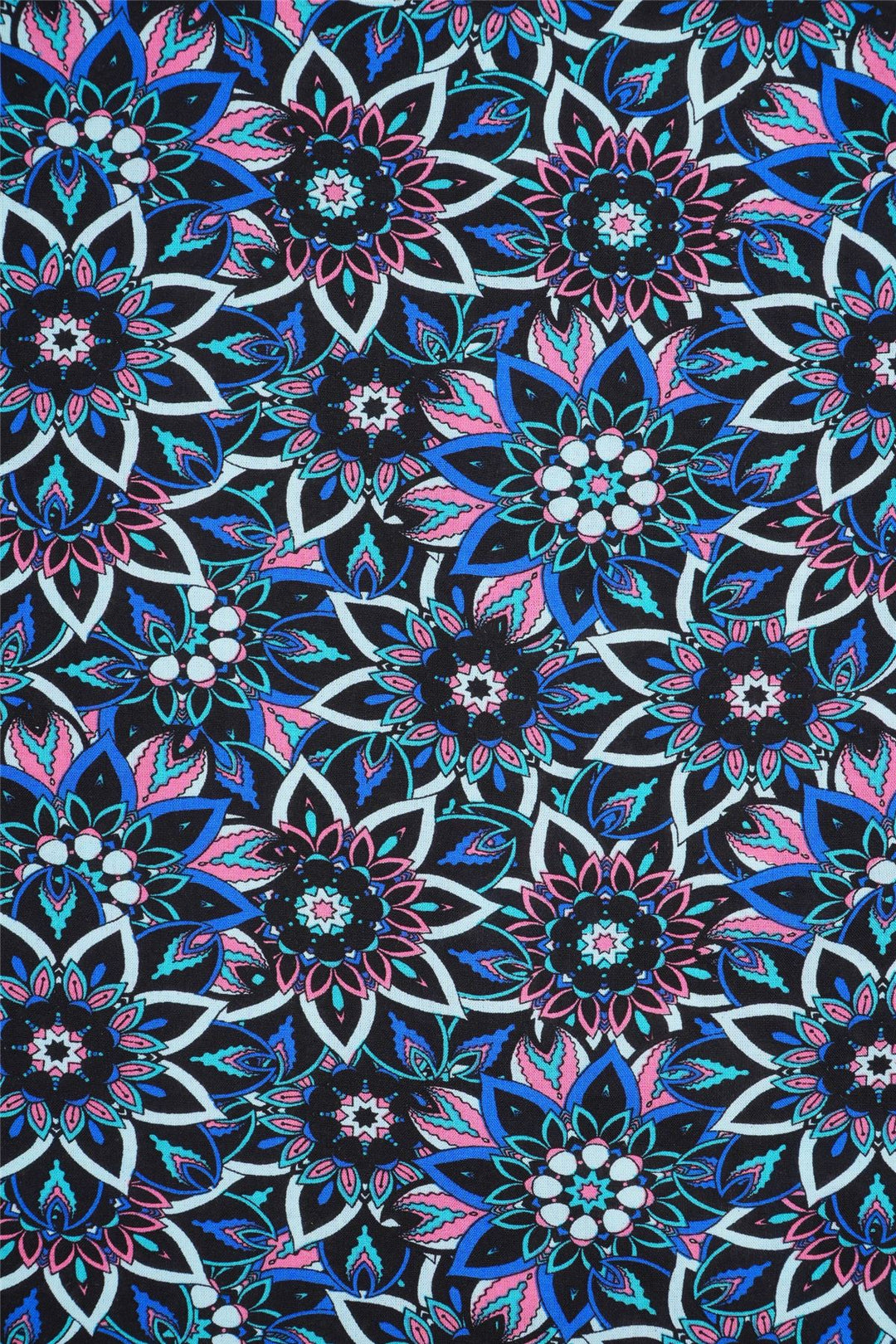 Regular Fit Short Sleeve Shirt - Random Mixed Panel Paisley Floral