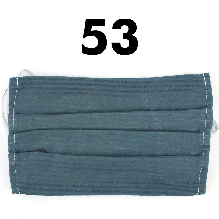 100% Cotton Handmade Pleated Face-Mask