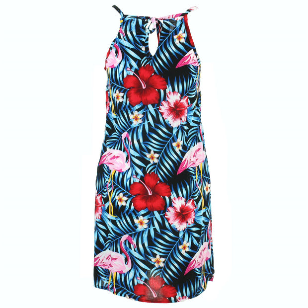 Strappy Dress - Hibiscus Palm