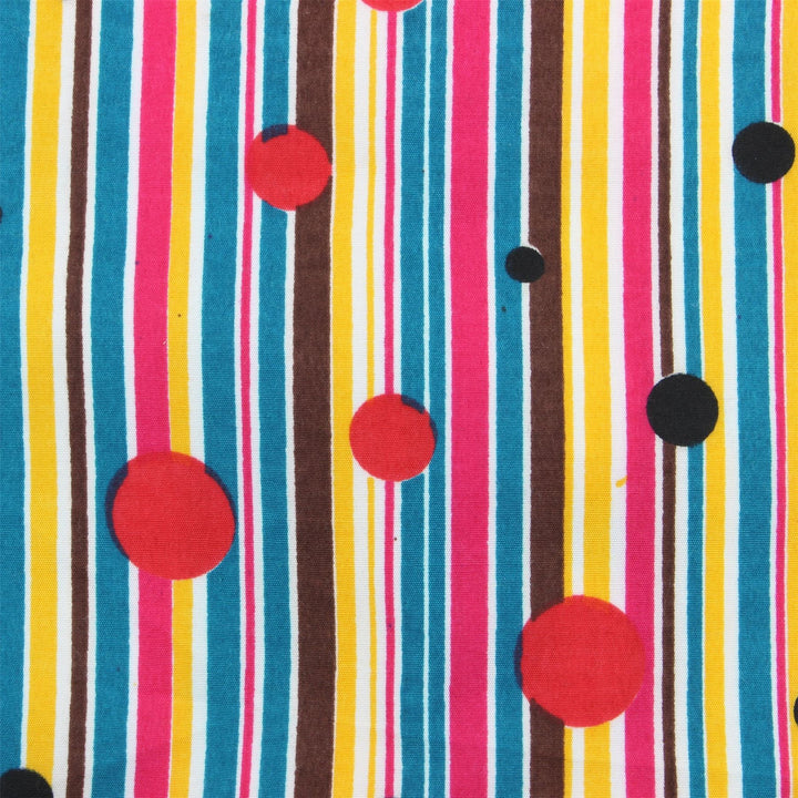 Tailored Fit Short Sleeve Shirt - Stripes & Spots