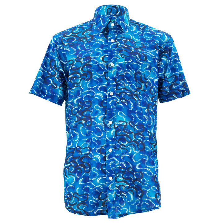 Regular Fit Short Sleeve Shirt - Serpentine